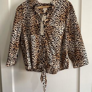 Chico’s animal print top